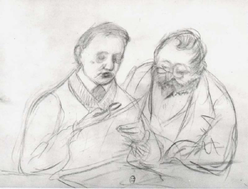 Edgar Degas Notebook Sketches